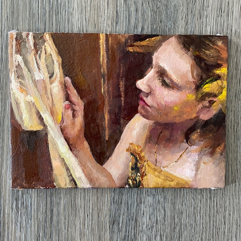 Oil painting- ballerina